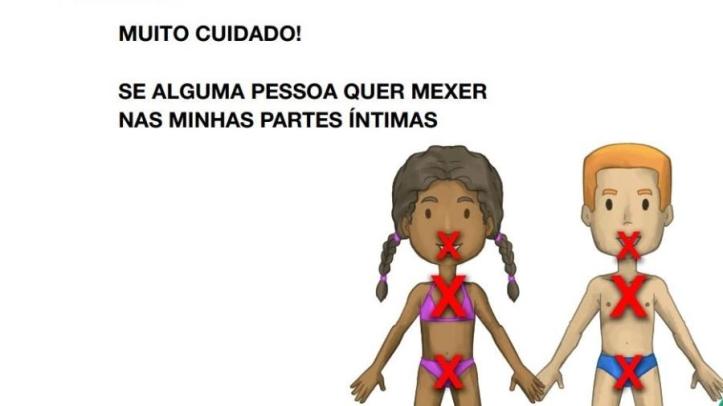 Cartilha ensina crianças a se protegerem contra abuso sexual