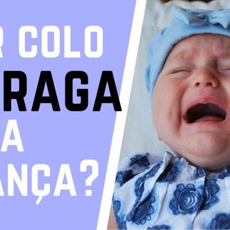 dar colo estraga a criança