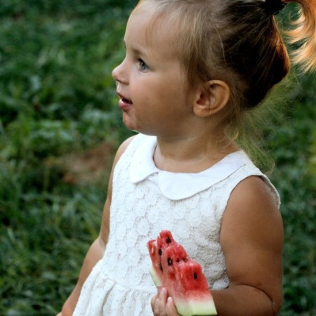 menina melancia imunidade infantil