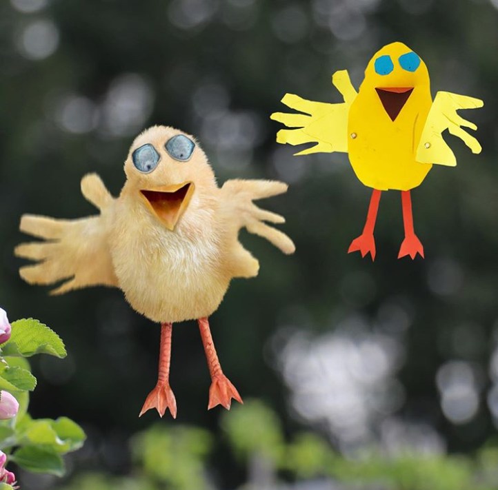 Pai reproduz desenhos dos filhos como se fossem reais